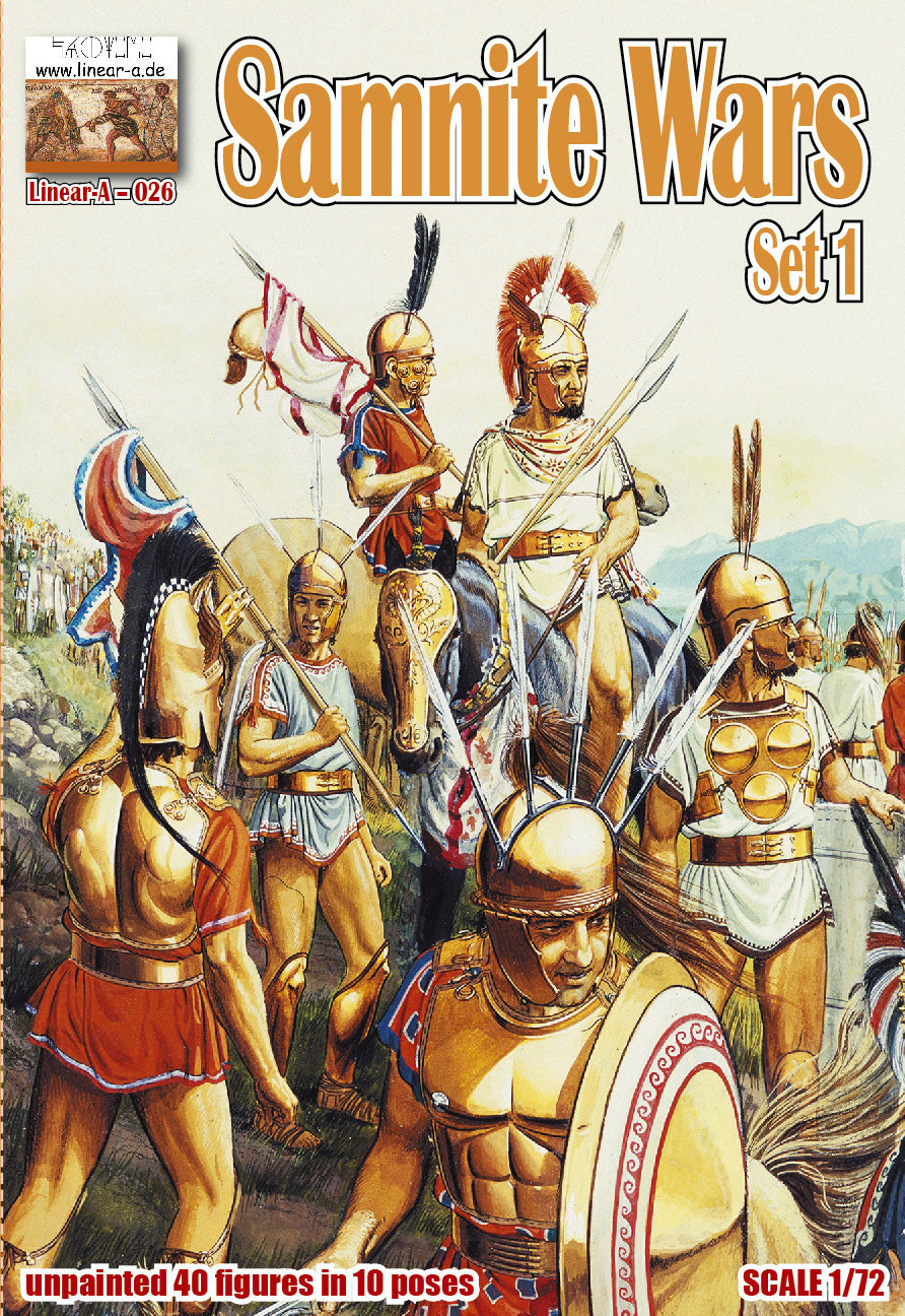 Linear-A LA026 1:72 Samnite Wars INFANTRY Set 1