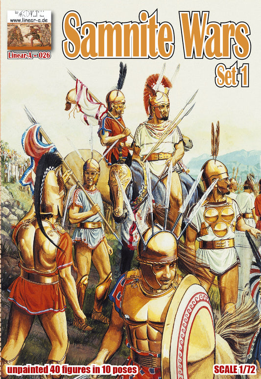 Linear-A LA026 1:72 Samnite Wars INFANTRY Set 1