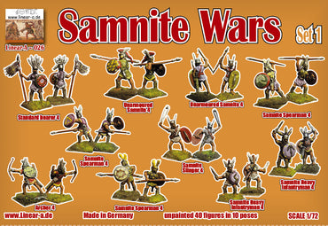 Linear-A LA026 1:72 Samnite Wars INFANTRY Set 1