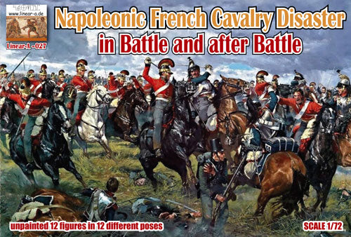 Linear-A LA027 1:72 NAPOLEONIC FRENCH CAVALRY DISASTER IN BATTLE & AFTER BATTLE