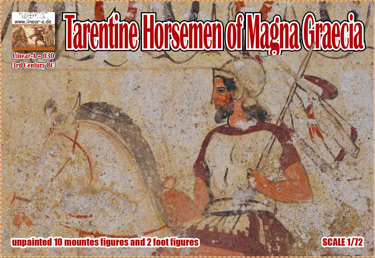Linear-A LA030 1:72 Tarentine Horsemen of Magna Graecia 3rd Century BC
