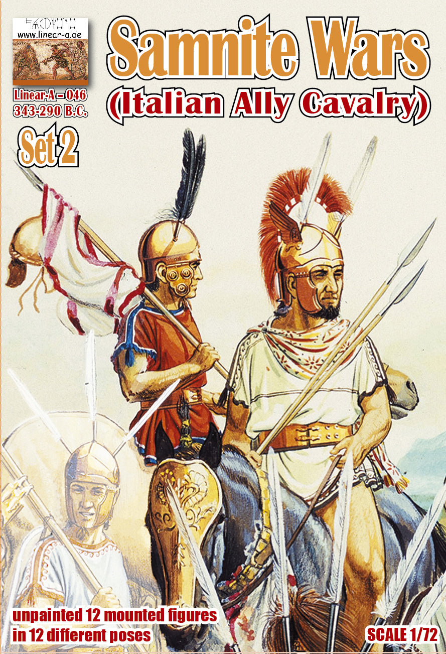 Linear-A LA046 1:72 SAMNITE WARS ITALIAN ALLY CAVALRY SET 2