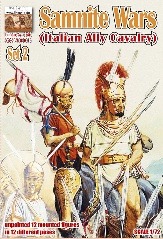 Linear-A LA046 1:72 SAMNITE WARS ITALIAN ALLY CAVALRY SET 2
