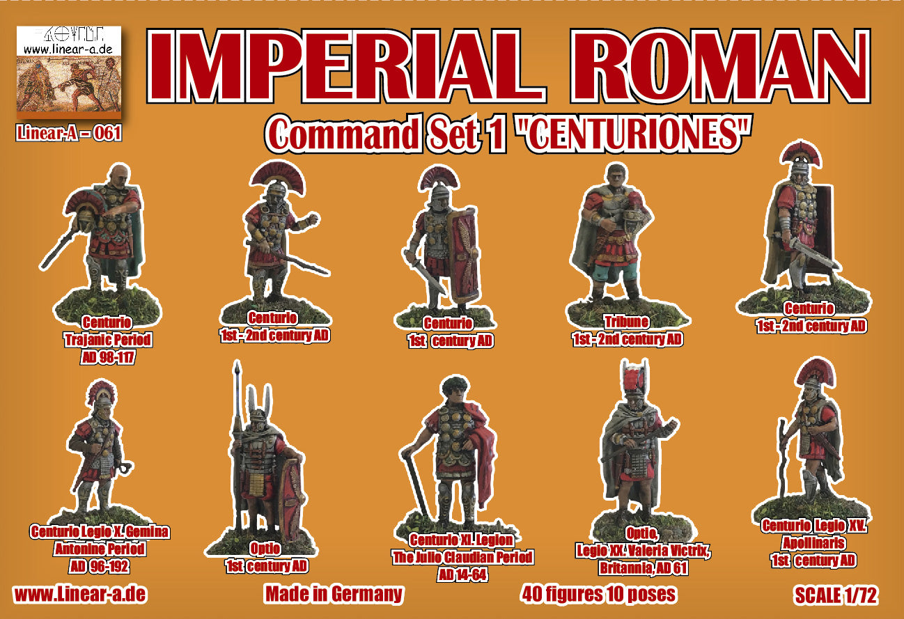 Linear-A LA061 1:72 IMPERIAL ROMAN Command SET 1