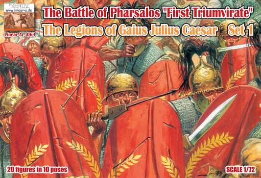 Linear-A LA063 Legions of Gaius Julius Caesar Set 1 1:72