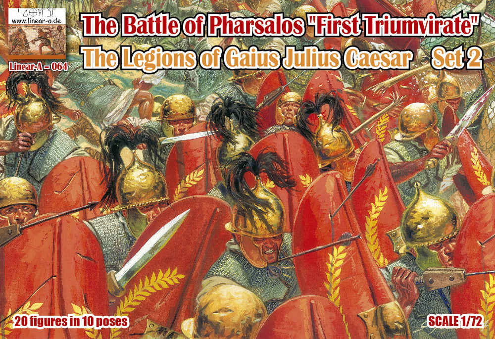 Linear-A LA064 Legions of Gaius Julius Caesar Set 2 1:72