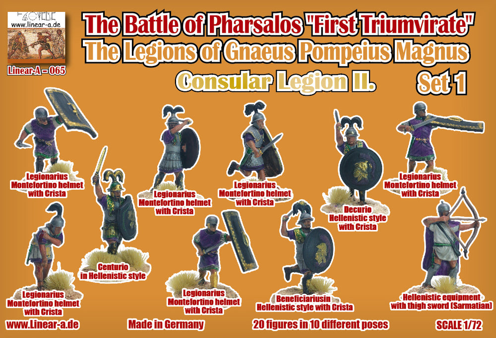 Linear-A LA065 1:72 THE LEGIONS OF POMPEIUS Set 1