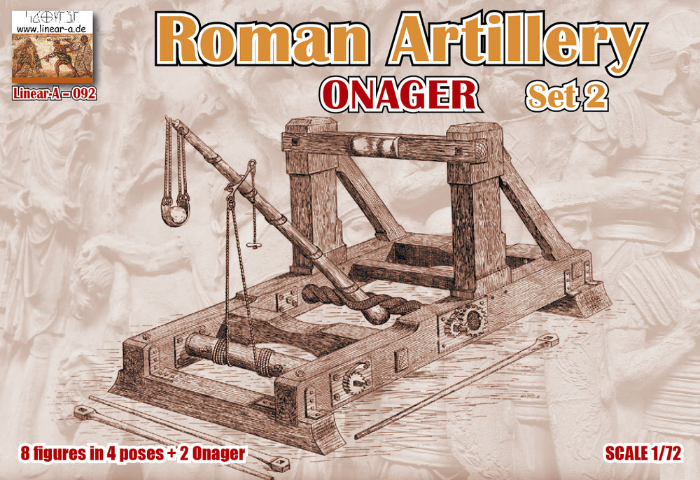 Linear-A LA092 1:72 Roman Artillery Set 2 ONAGER