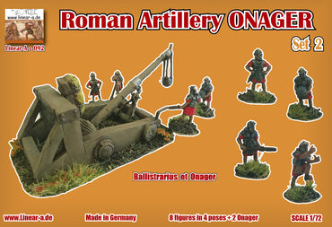 Linear-A LA092 1:72 Roman Artillery Set 2 ONAGER