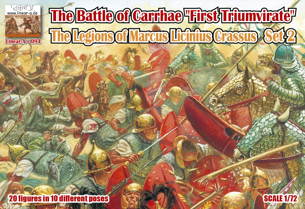 Linear-A LA094 Legions of Marcus Licinius Crassus Set 2 1:72