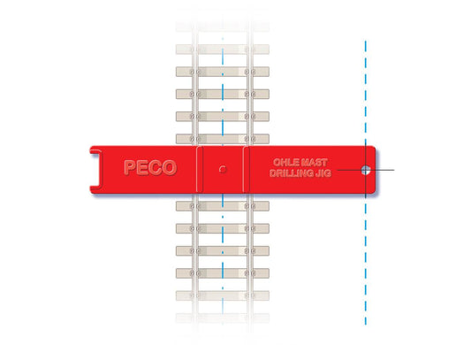 PECO LC-115 Catenary Mast Installation Jig HO/OO Gauge