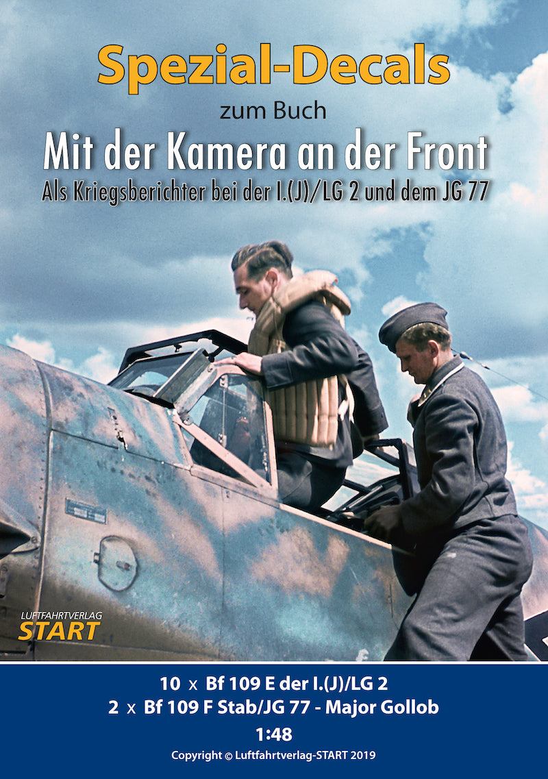 Start LD010 1:48 Starcamera War Correspondent Decal Sheet