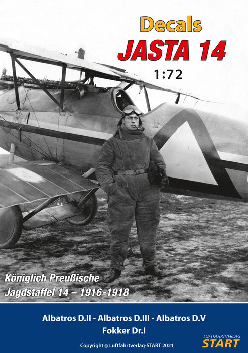 Start LD012 Jasta 14 Albatros/Fokker Decal Sheet 1:72