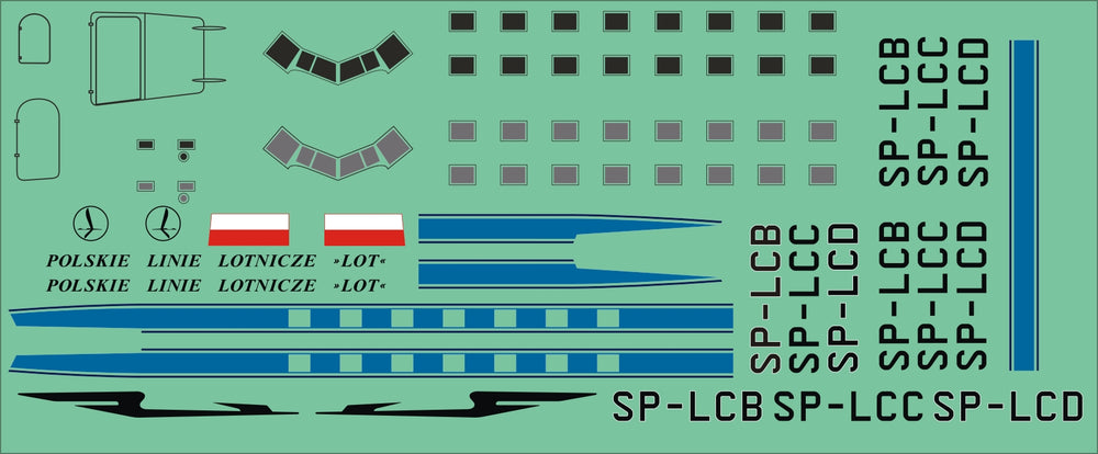 Lima Oscar Decals LD44010 1:144 Douglas DC-3 LOT