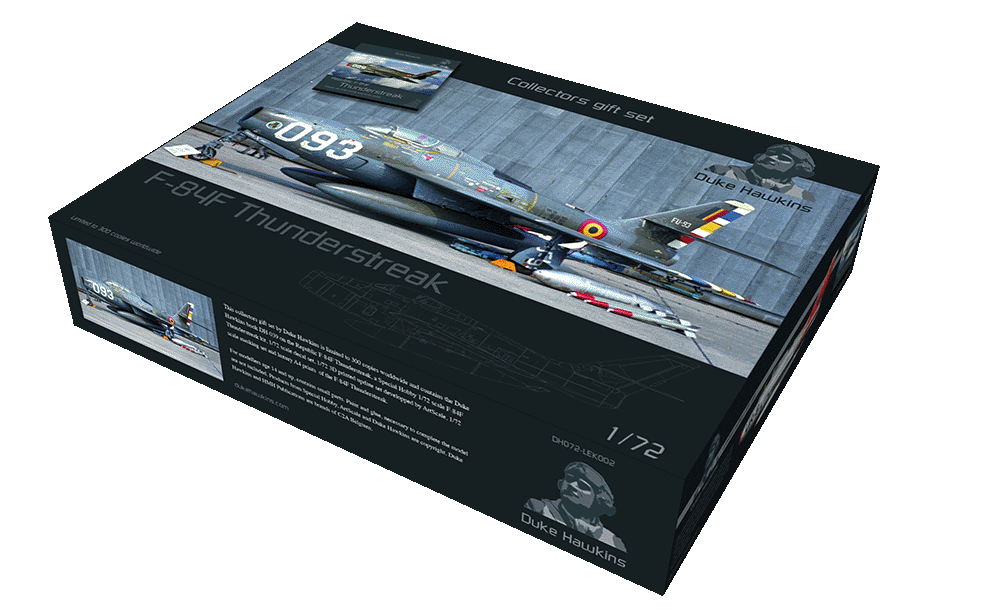 Duke Hawkins LEK-002 F-84F Thunderstreak Gift Set & Book 1:72