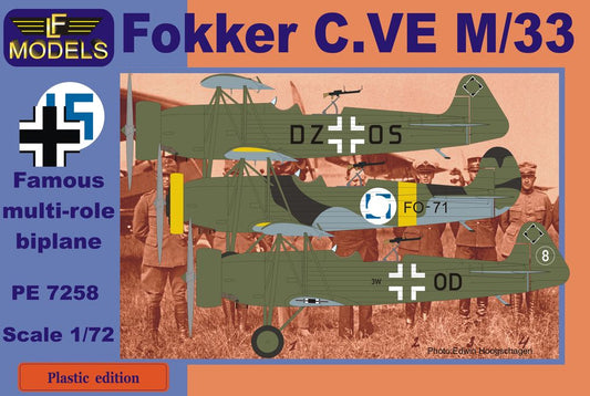LF Models LFPE7258 1:72 Fokker C.VE M/33