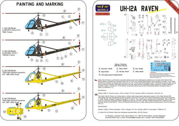 LF Models LFPE7267 1:72 UH-12A Raven First in service