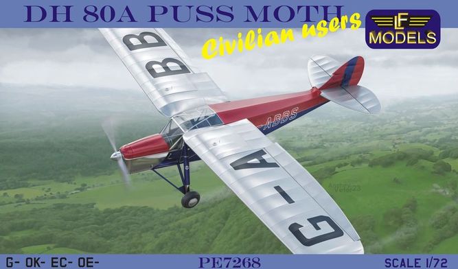 LF Models LFPE7268 1:72 de Havilland DH-80A Puss Moth Civilian users