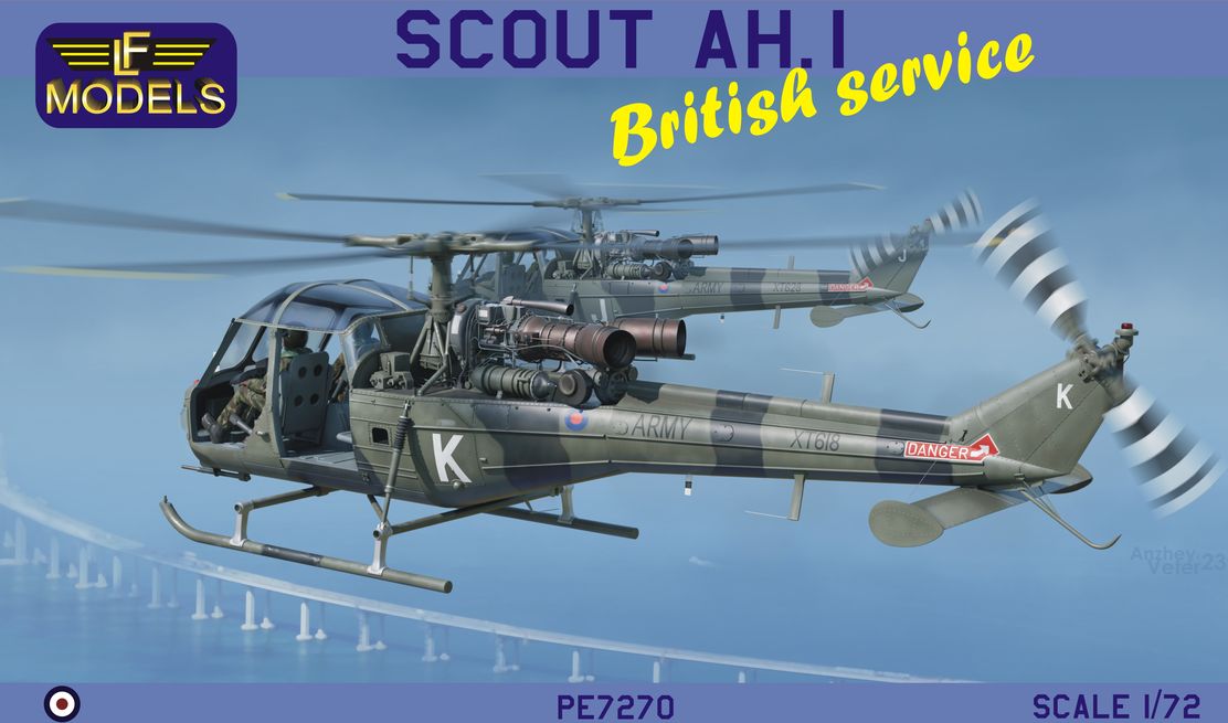LF Models LFPE7270 Westland Scout AH.1 British Service Kit 1:72