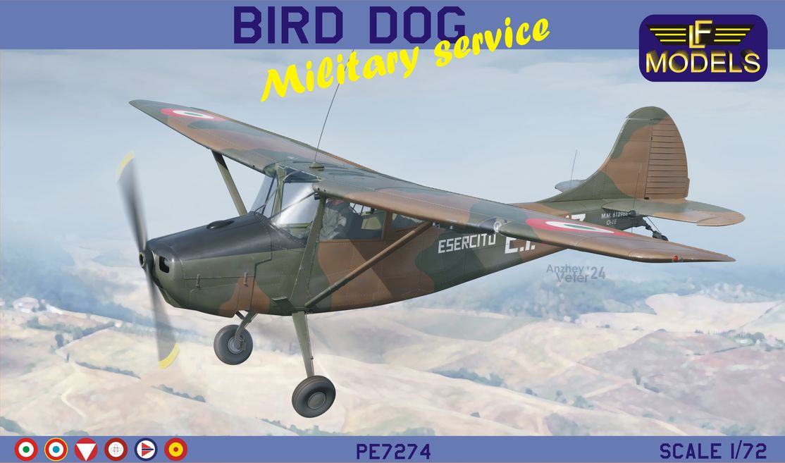 LF Models LFPE7274 1:72 Cessna Bird Dog in Military service
