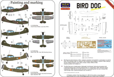LF Models LFPE7274 1:72 Cessna Bird Dog in Military service