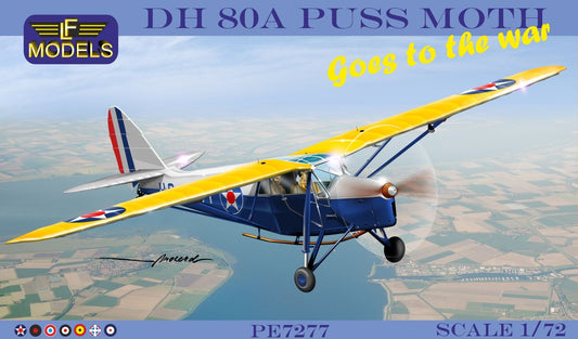 LF Models LFPE7277 1:72 de Havilland DH -80A Puss Moth Goes to the War