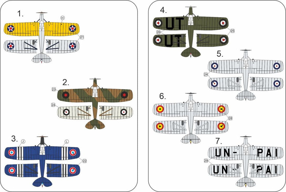 LF Models LFPE7277 1:72 de Havilland DH -80A Puss Moth Goes to the War