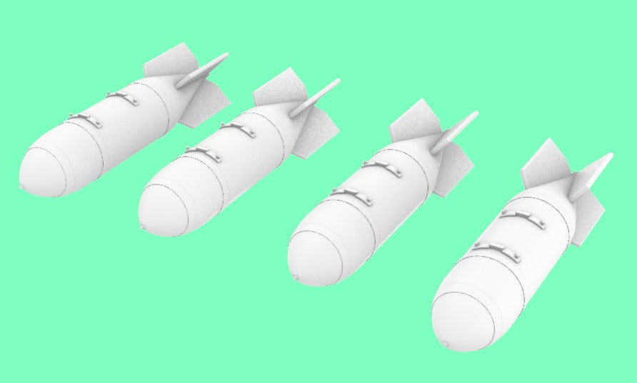 LF Models LF3D7208 1:72 BINC 400 incendiary bomb 4pcs