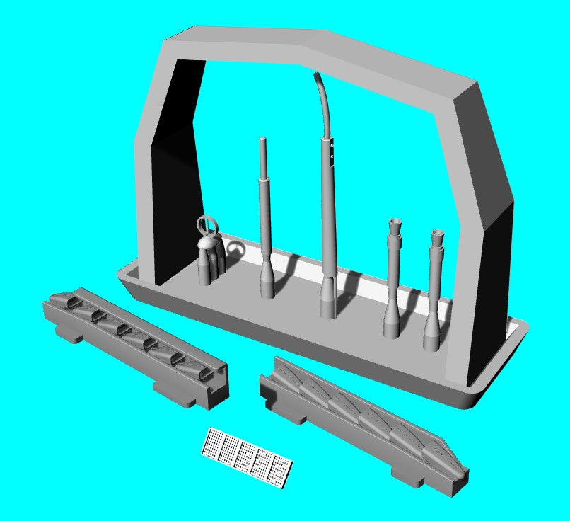 LF Models LF3D7217 Bf-109G/K Upgrade Detail Set for AZ Model 1:72