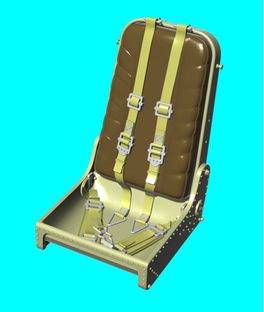 LF Models LF3D7238 1:72 Messerschmitt Me-262B-1a 3D-printed seat