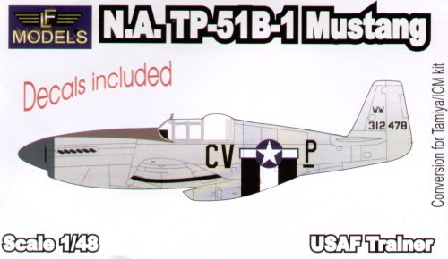 LF Models LF48012 1:48 North-American TP-51B-1 Mustang Conversion
