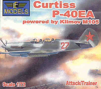 LF Models LF72025 1:72 Curtiss P-40EA Attack/2 seat Trainer with Klimov M105