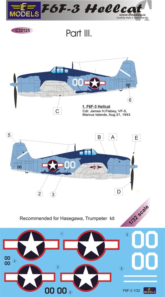 LF Models LFMC32125 1:32 Grumman F6F-3 Hellcat part III