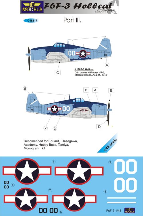 LF Models LFMC48217 1:48 Grumman F6F-3 Hellcat part III