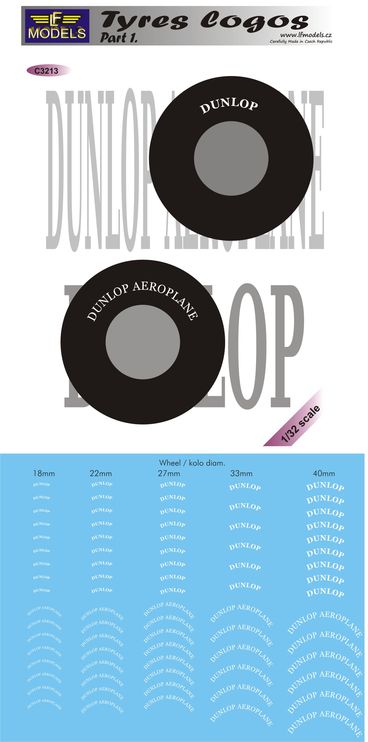 LF Models LFMC3213 1:32 Tyre logos Part 1