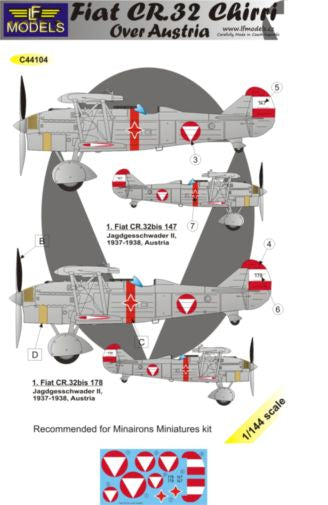 LF Models LFMC44104 1:144 Fiat CR.32 Chirri over Austria