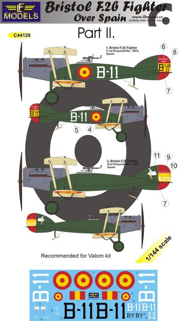 LF Models LFMC44128 1:144 Bristol F.2b Fighter over Spain Part II