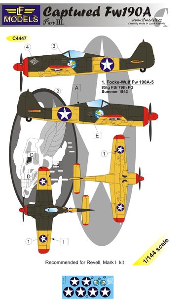 LF Models LFMC4447 1:144 Captured Focke-Wulf Fw-190A-5 part 3