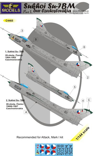 LF Models LFMC4465 1:144 Sukhoi Su-7BM over Czechoslovakia Part 1
