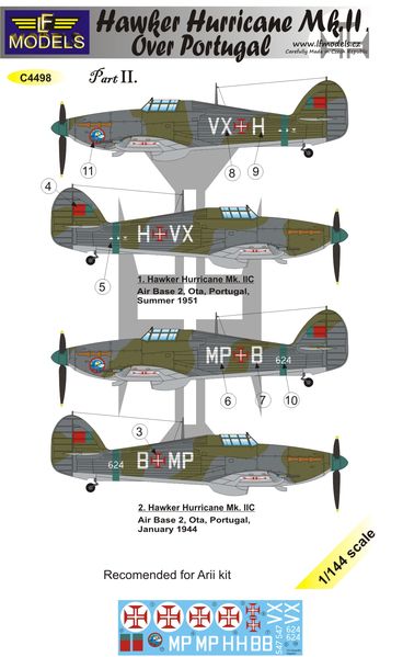 LF Models LFMC4498 1:144 Hawker Hurricane Mk.II over Portugal Part 2