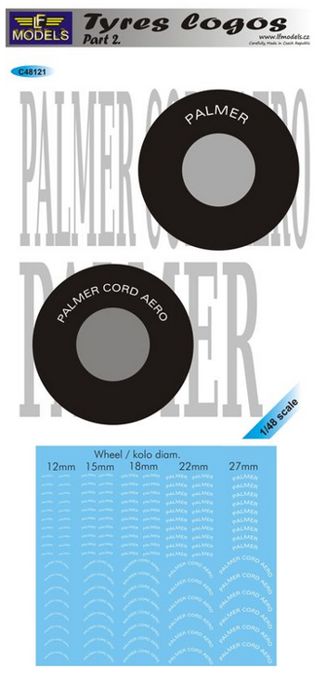 LF Models LFMC48121 1:48 Tyre manufacturer logo's s logos