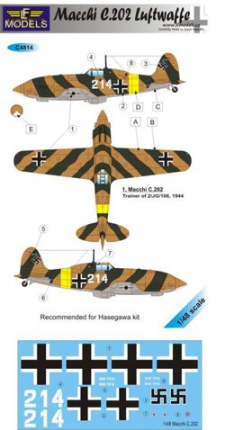 LF Models LFMC4814 1:48 Macchi C.202 Luftwaffe