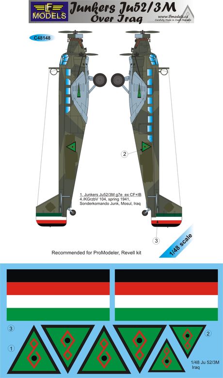 LF Models LFMC48148 1:48 Junkers Ju-52/3m over Iraq