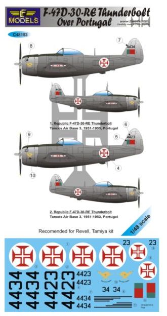 LF Models LFMC48153 1:48 Republic F-47D-30-RE THUNDERBOLT OVER PORTUGAL