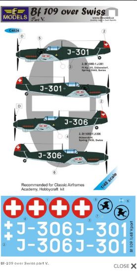 LF Models LFMC4824 1:48 Messerschmitt Bf-109D