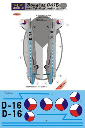 LF Models LFMC72109 1:72 Douglas C-47B over Czechoslovakia