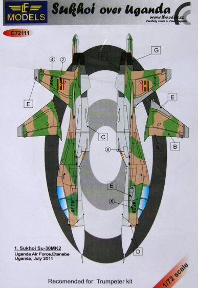 LF Models LFMC72111 1:72 Sukhoi S-30MK2 over Uganda