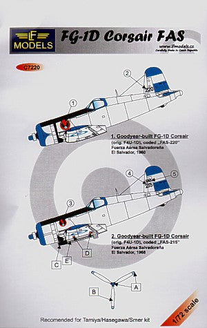 LF Models LFMC7220 1:72 Vought FG-1D Corsair FAS