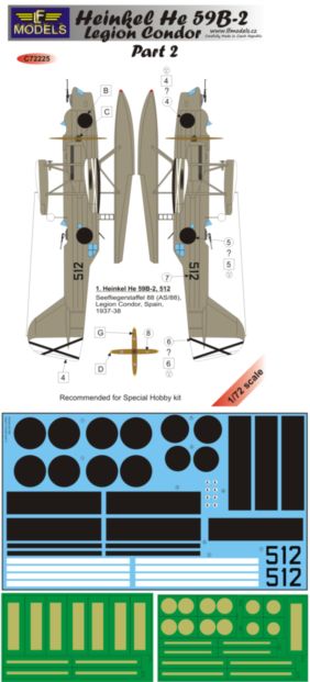 LF Models LFMC72225 1:72 Heinkel He-59B-2 Legion Condor Part 2.