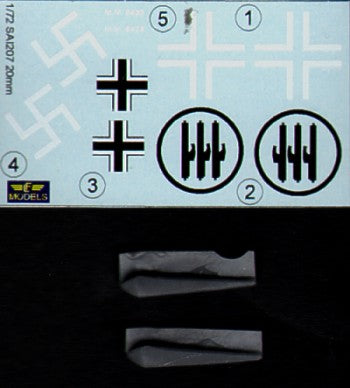 LF Models LFMC7223 1:72 Ambrosini SAJ 207 with 20mm cannons